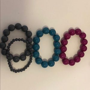 Bauble bracelets - multiple